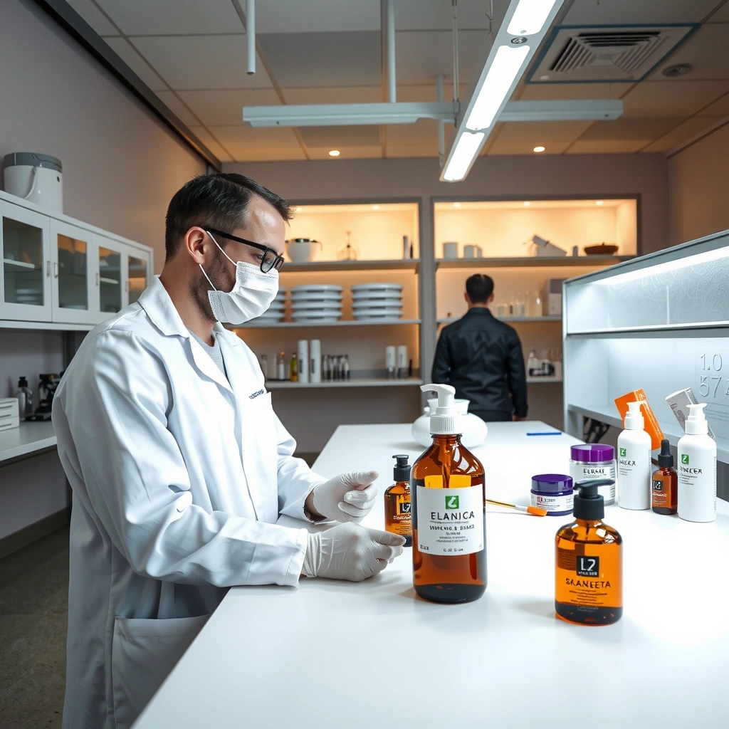 Advanced skincare laboratory