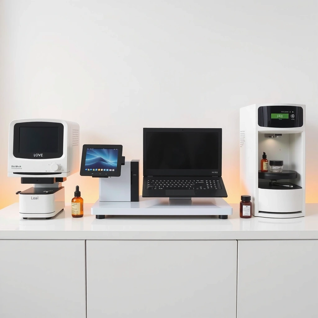 Skincare testing equipment